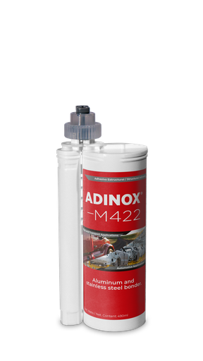 ADINOX® M422, Adhesivo estructural MMA Gris, curado medio, (4-6 min) mix ratio 10:1